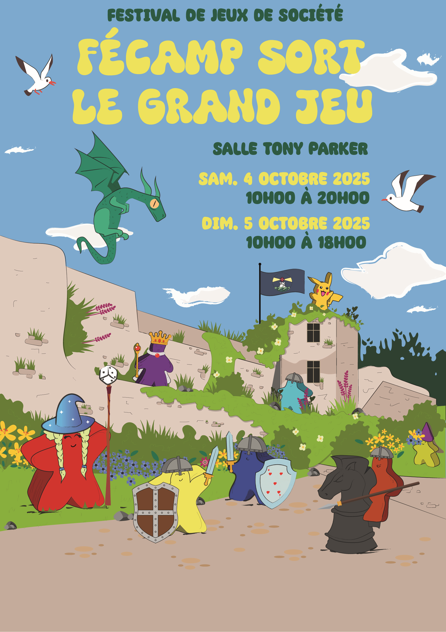 Affiche Fécamp sort le grand jeu 2025